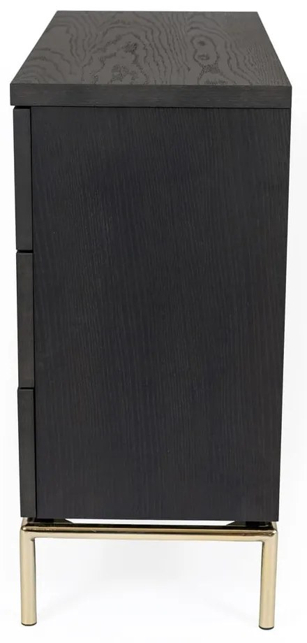 Servantă Woodman Pimlico, 75 x 91 cm, negru