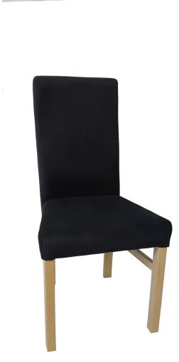 Scaun de dining ALISON, negru/stejar