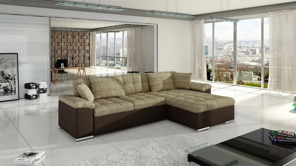 Colțar Dante (D) (piele ecologică Soft 017 + Lawa 05). 1058509