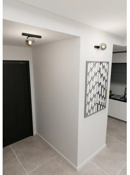 Plafonieră FIT 1xE14/10W/230V negru