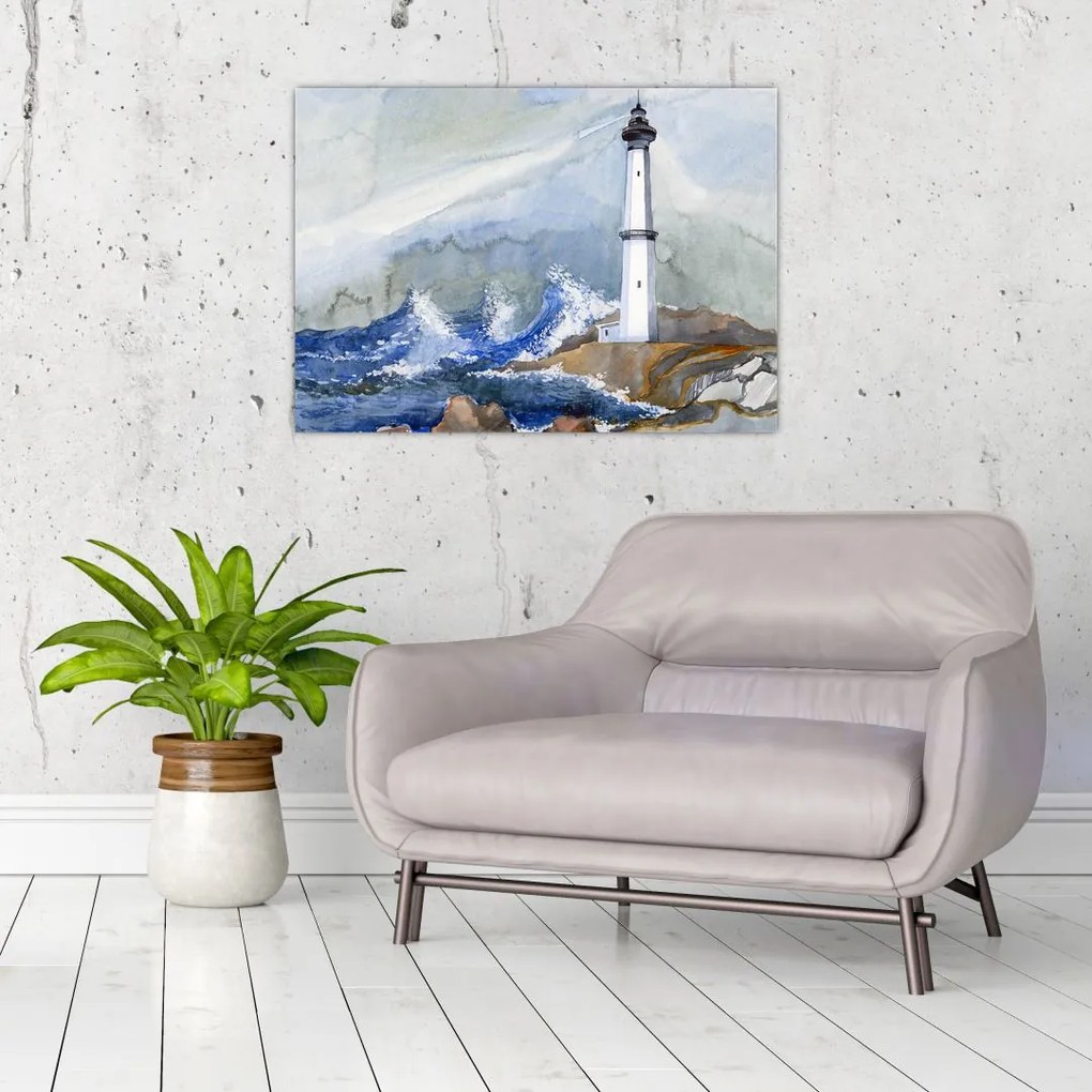 Tablou cu pictura farului (70x50 cm)