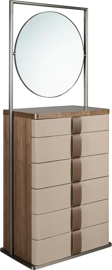 Comoda cu oglinda, sertar cu spatiu pentru ceasuri si bijuterii Chiffonier