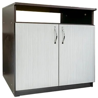 Dormitor Andreea, pat + dulap + noptiere + comoda, wenge/stejar ferrara