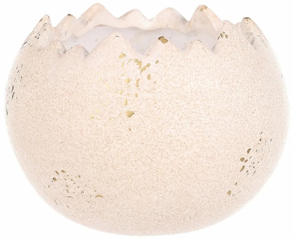 Vase de ceramică pentru flori Coajă orizontală, 17x 13 x 9 cm