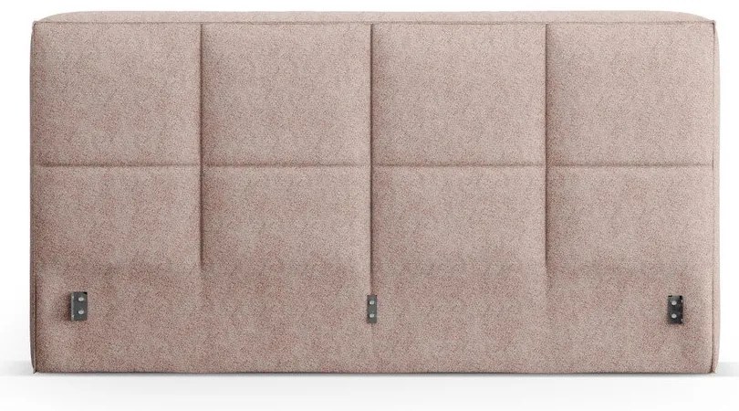 Tăblie de pat roz-deschis tapițată 229x100 cm Darren – Micadoni