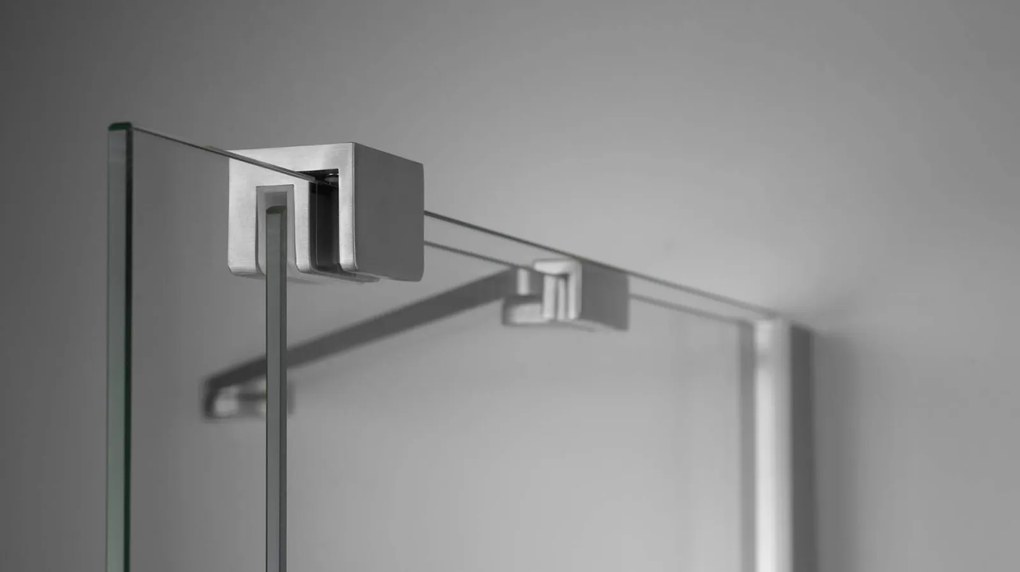 Paravan dus walk-in, otel slefuit, usa glisanta, 140x195 cm, Deante Prizma Otel slefuit, 1400x1950 mm
