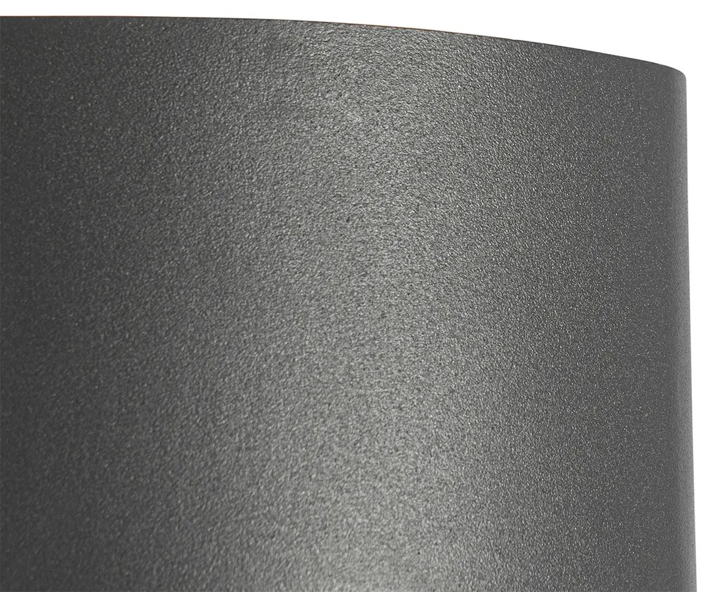 Lampă de perete exterioară gri închis cu LED 4 lumini IP54 - Silly