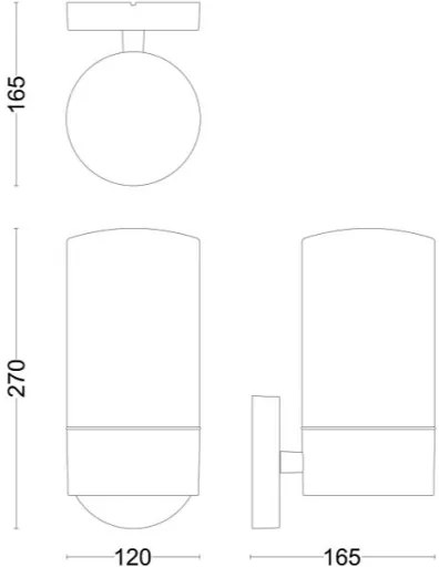 Aplică de exterior Philips FLAREON 1xE27/25W/230V IP44