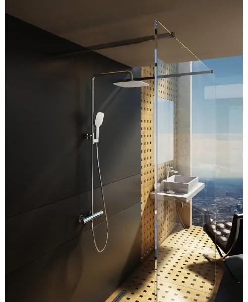Ravak X070099 - Set de duș TERMO cu baterie termostatică, crom lucios