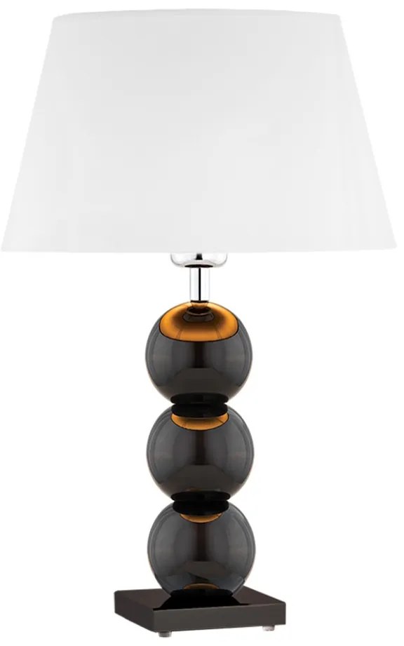 Veioza de masa moderna design elegant FUDZI negru/alb