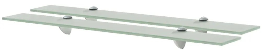 vidaXL Rafturi suspendate, 2 buc., 70 x 10 cm, sticlă, 8 mm