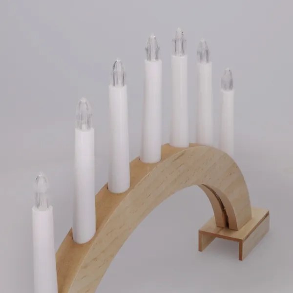 Brilagi - Suport LED pentru lumânare de Crăciun 7xLED/2xAA 28x45 cm