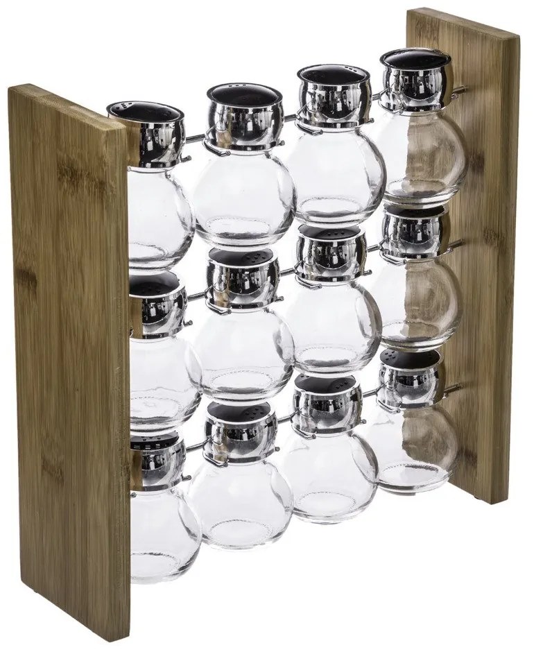 Raft din bambus pentru condimente