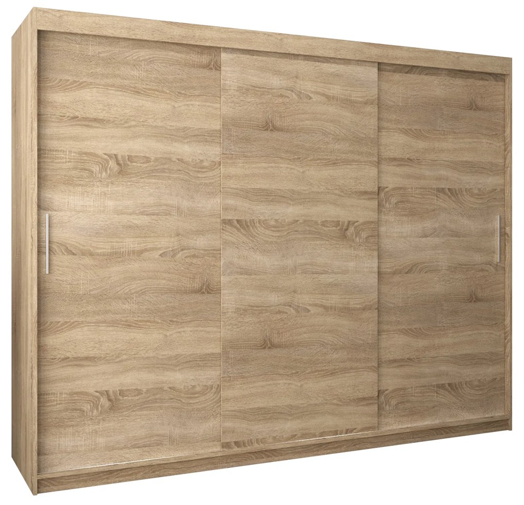 Dulap de haine 250 cm Toki (stejar sonoma + stejar sonoma). 1064872