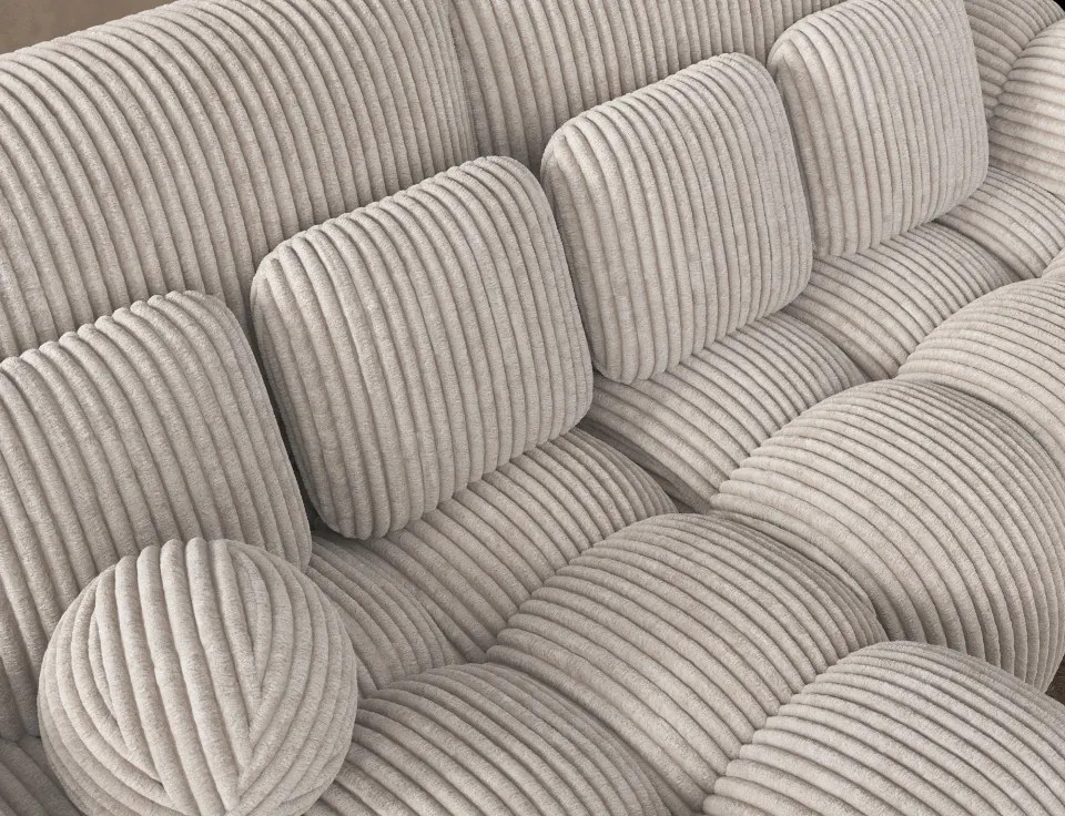 Colțar Covelion extensibil, 260x167x105 cm, orientare stânga – Modullo 01
