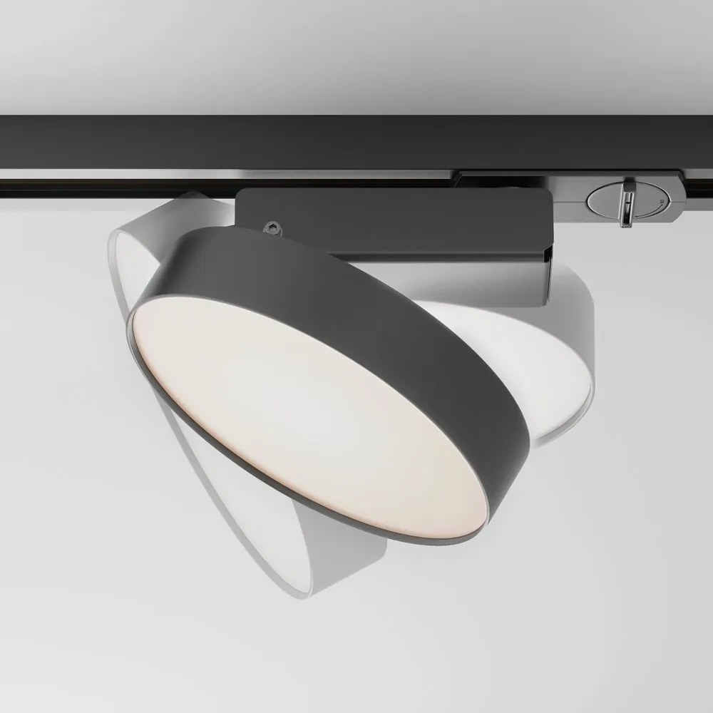 Spot LED, accesoriu pentru sinele monofazate Unity, Zon negru 3000K