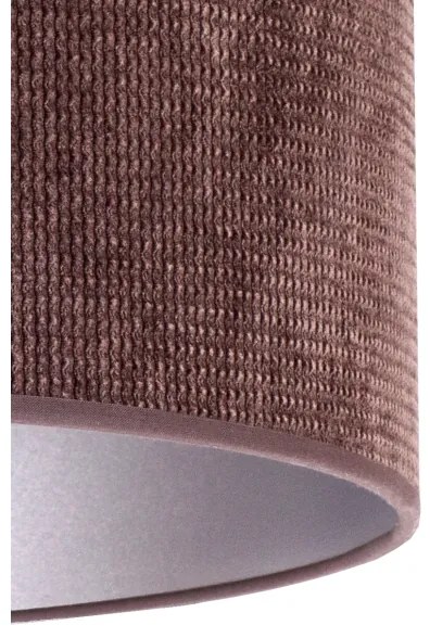 Lampă de masă Duolla LYON 1xE27/15W/230V d. 30 cm maro