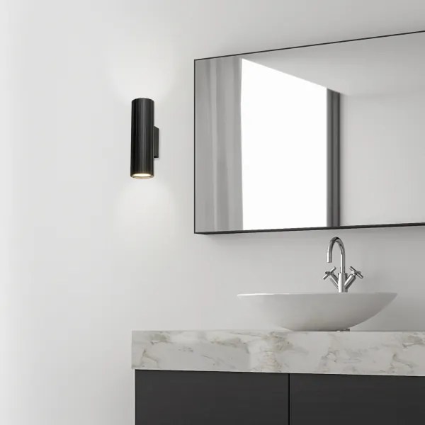 Brilagi - Aplica de perete CRISPINA 2xGU10/10W/230V 20 cm neagră