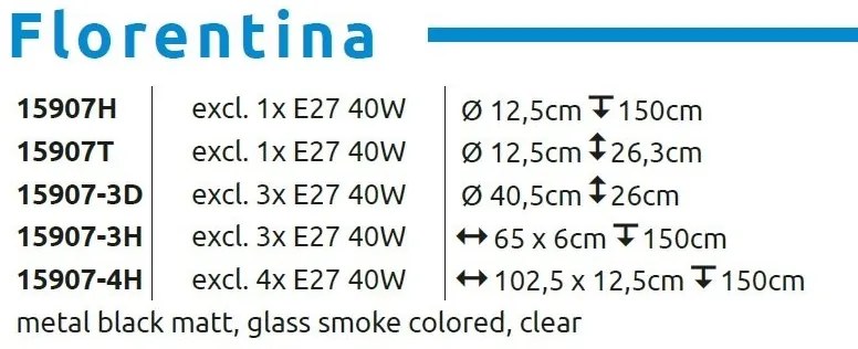 Veioza/Lampa de masa design modern FLORENTINA