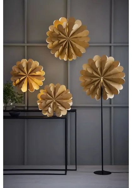 Decorațiune de Crăciun MARAVILLA 1xE14/25W/230V d. 45 cm aurie Markslöjd 705948