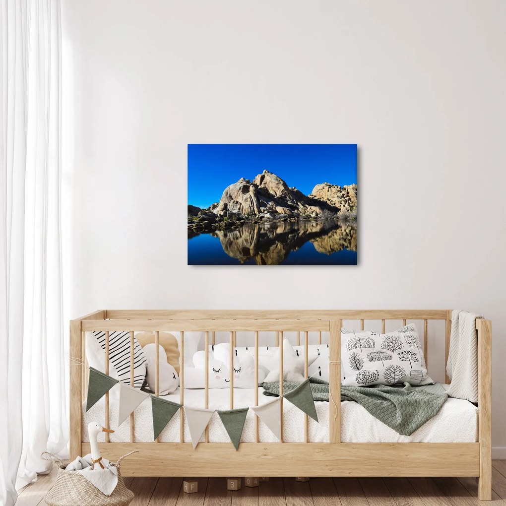Tablou oglinzirea pietrelor (70x50 cm)