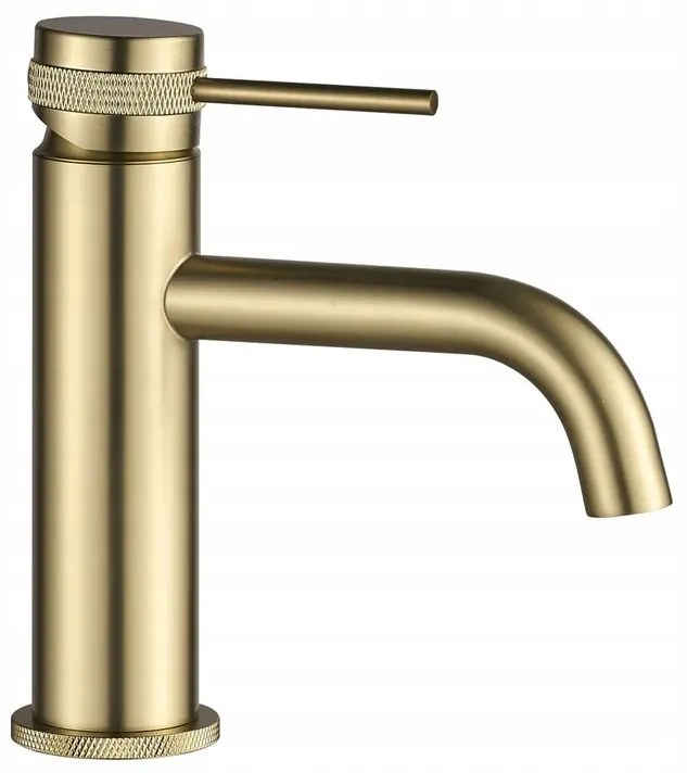 Baterie pentru baie Rea Lungo Grip auriu periat