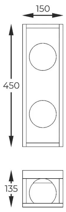 Aplica de perete moderna LED cu telecomanda PIRO