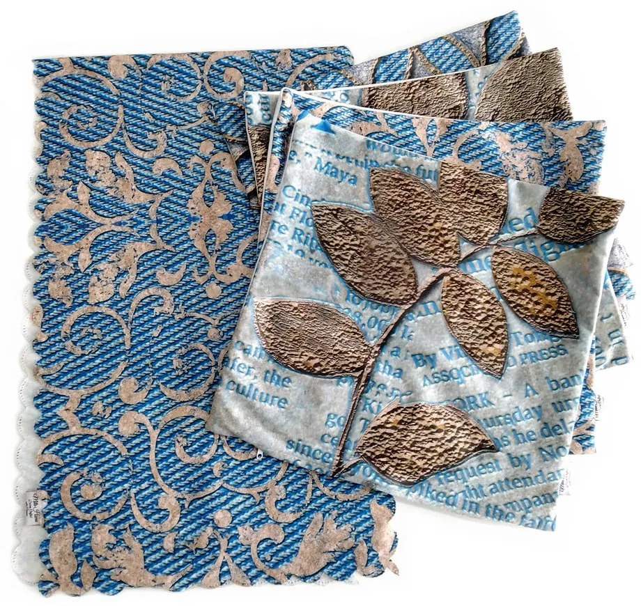 Set 4 fețe de pernă și napron – Mila Home