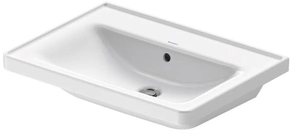Duravit 2367650060 - Lavoar suspendat D-NEO 65x48 cm, ceramică, alb lucios