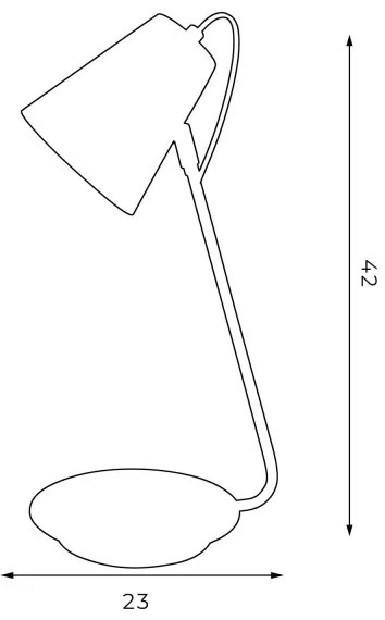 Lampă de masă TABLE LAMPS 1xE27/60W/230V