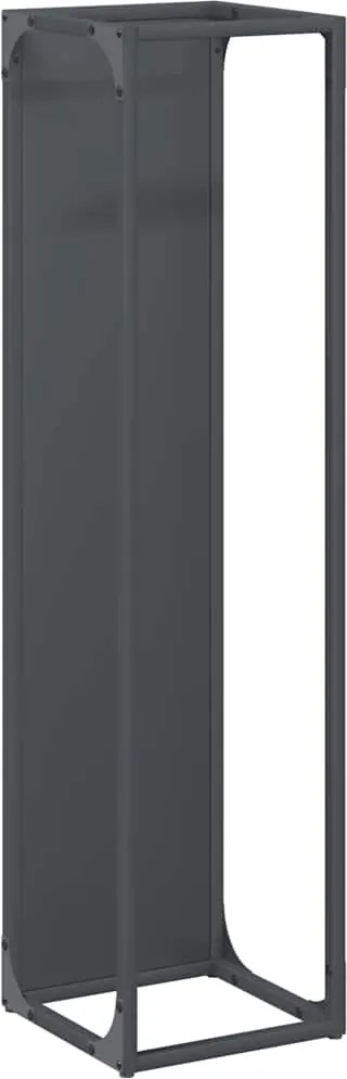 vidaXL Suport pentru lemne de foc Antracit Oțel laminat la rece