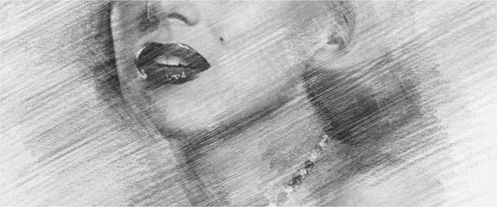 Tablou - Portretul lui Marilyn Monroe (120x50 cm)