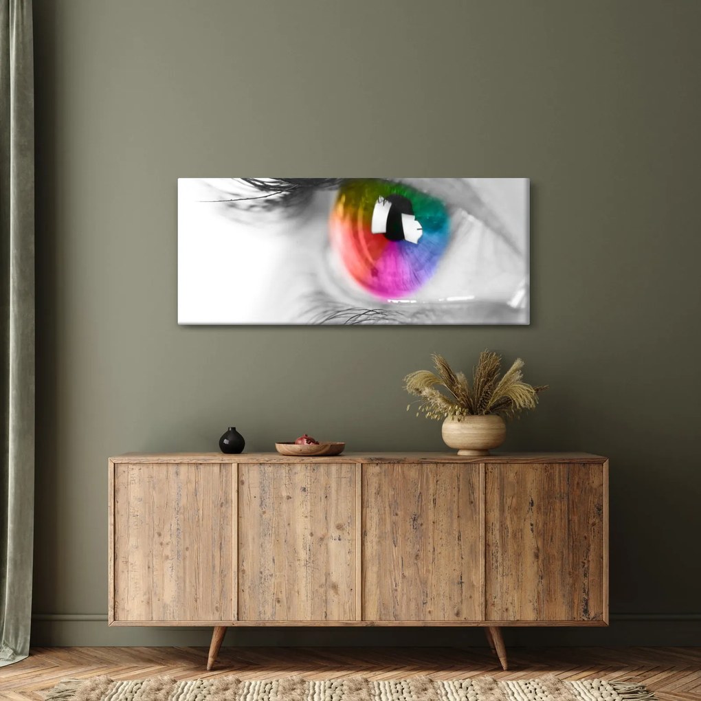 Tablou - Iris din ochi (120x50 cm)