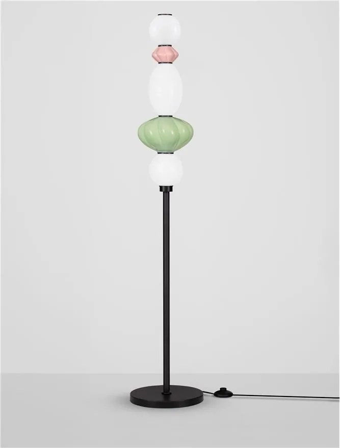 Lampa de podea LED decorativa ceramica Alb, Roz, Verde, ONETA