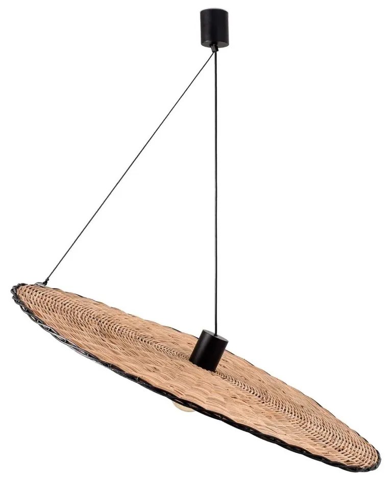 Lustra / Pendul suspendat design natural din ratan COSTAS 100cm
