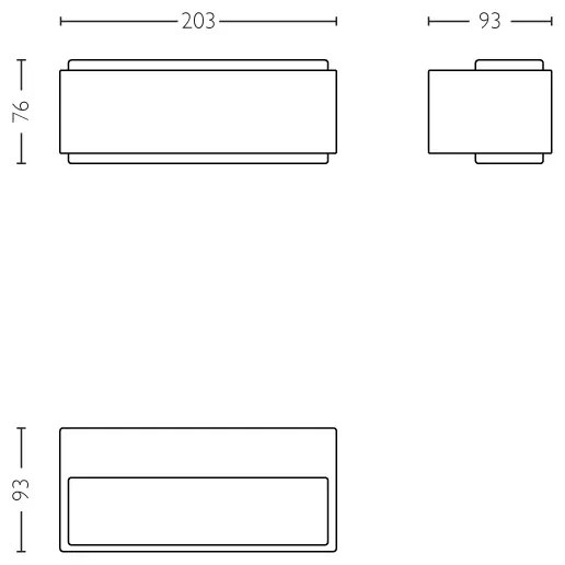 Corp de iluminat de exterior dimabil STRATOSPHERE 2xLED/4,5W IP44 Philips 16487/93/P0