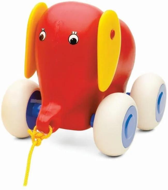 Masina pentru copii VikingToys Caine 1312-red_elephant, Multicolor