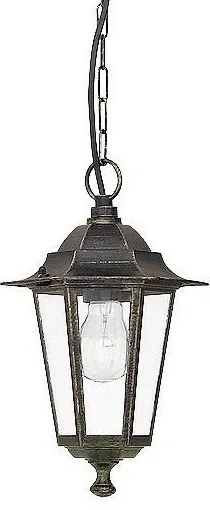 Pendul pentru exterior, inaltime reglabila, IP43, auriu antic Velence 8238 RX