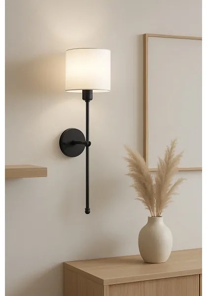 Aplica de perete MADELA 1xE14/40W/230V alb/negru