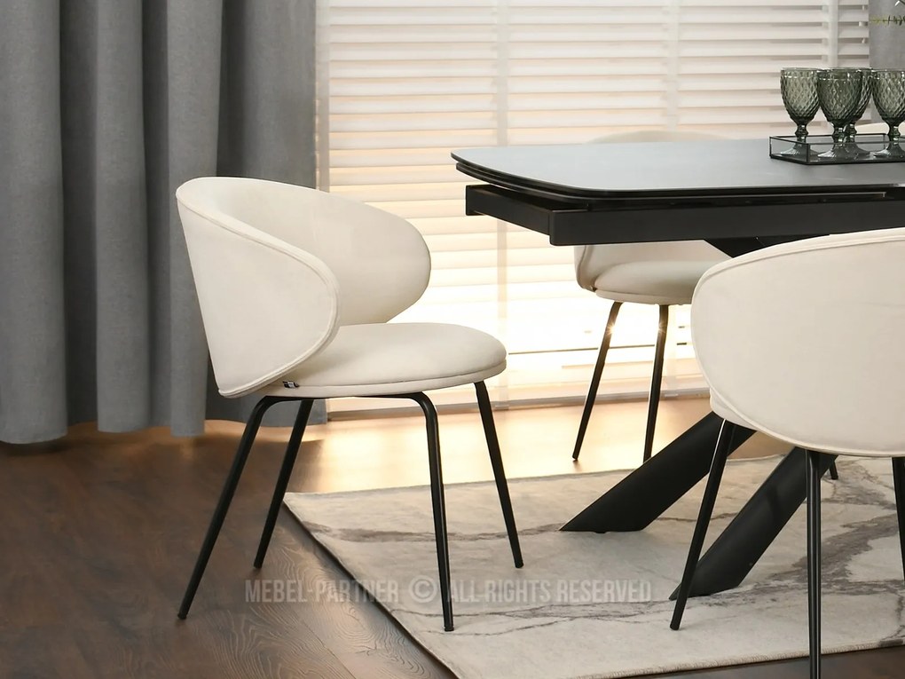 Scaun Carmen (crem + auriu). 1110995