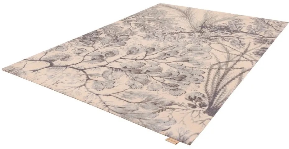 Covor verde mentă/bej din lână 133x190 cm V&amp;A Calisia Kelp – Agnella