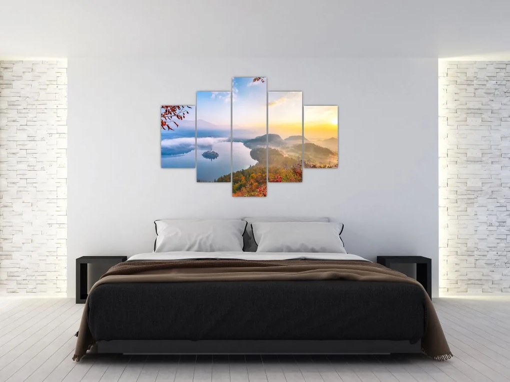 Tablou - Lacul Bled (150x105 cm)