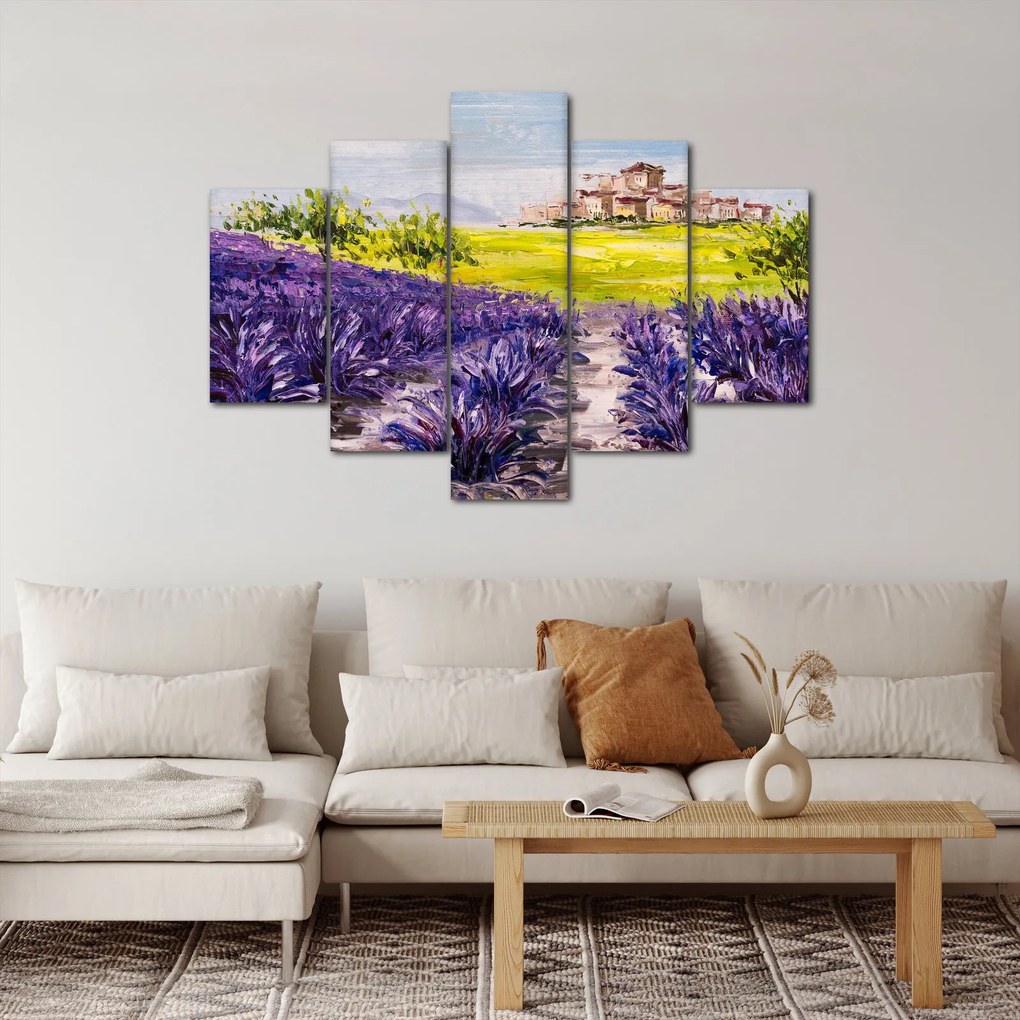 Tablou - Provence, Franța, pictură în ulei (150x105 cm)