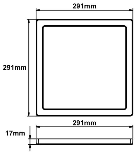 Plafonieră LED LASSE LED/24W/230V 3000/4000/6500K neagră Globo 12380-24B