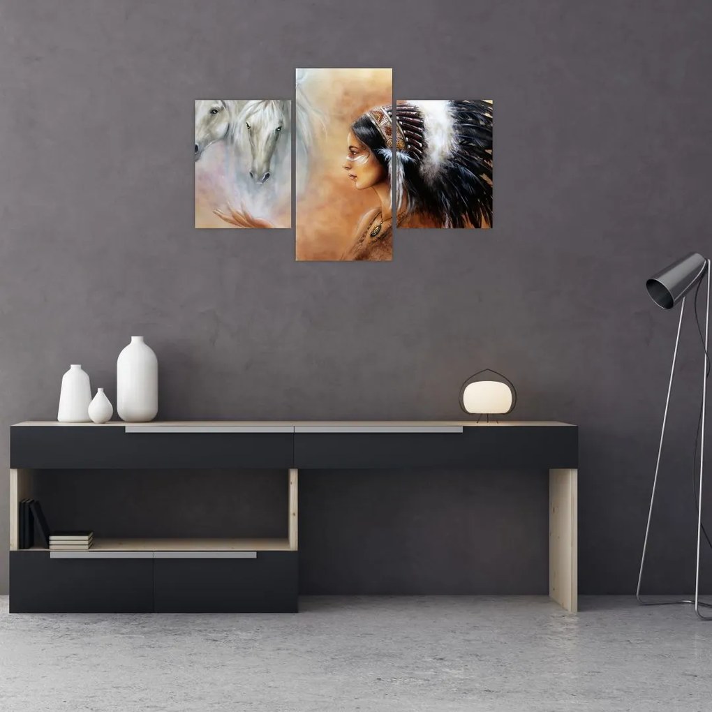 Tablou - Farmecele indienilor (90x60 cm)