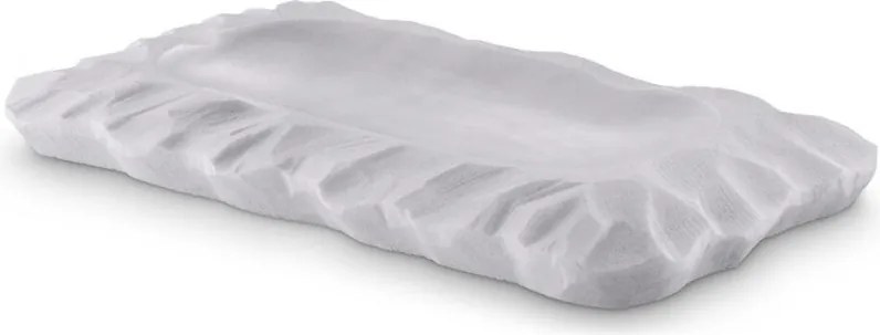 Tava din marmura design LUX Mauro, alb 115638 HZ
