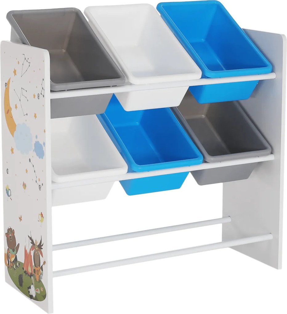 Organizator/raft pentru jucării, multicolor/model, DARLING TIP 3