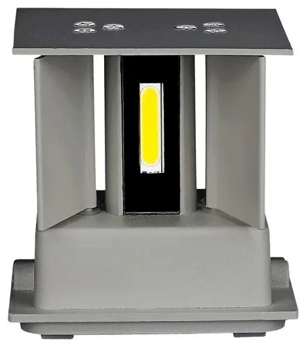 Aplică LED de exterior LED/11W/230V 4000K IP65 gri