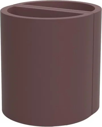 Set de 2 Ghivece plante design decorativ exterior/interior Half cylinder pot 50x29x55cm