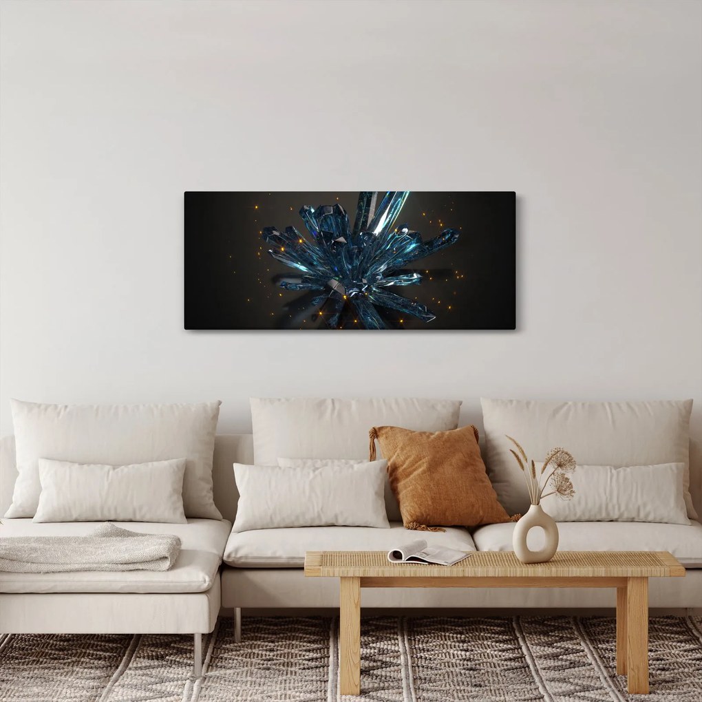 Tablou cu cristale (120x50 cm)